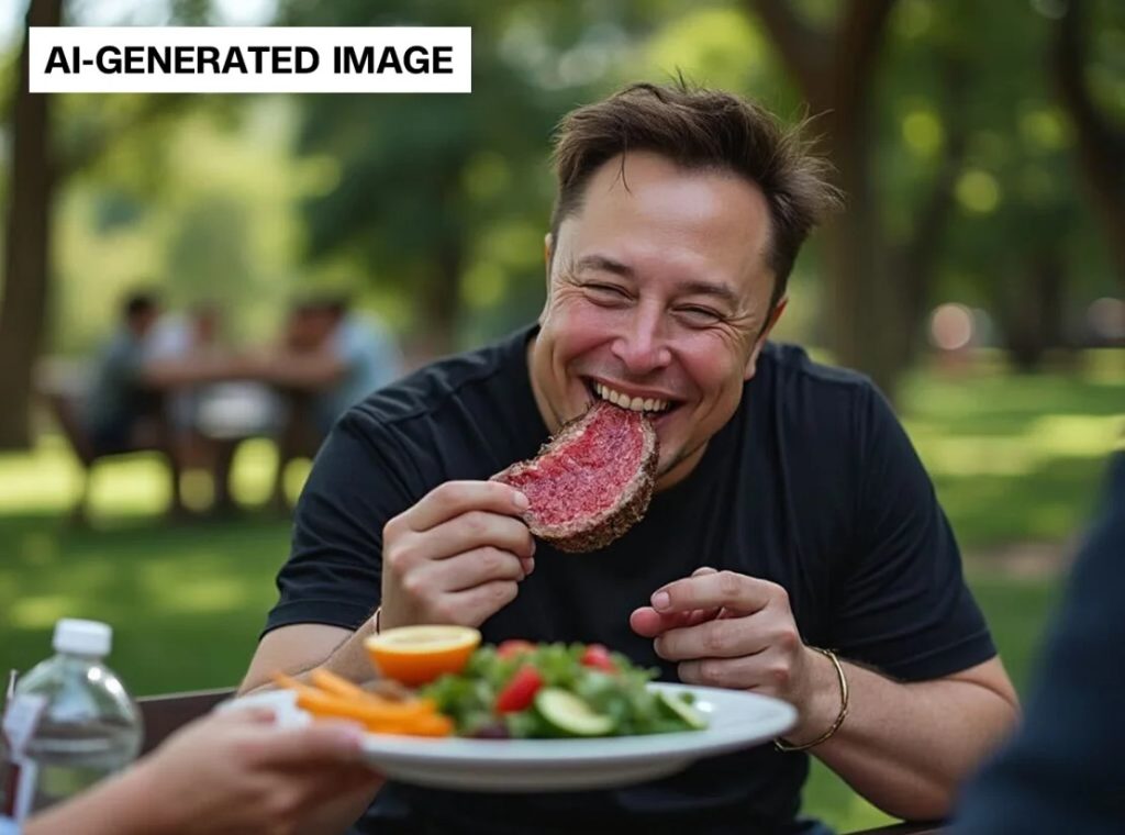 AI generated photo of Elon Musk