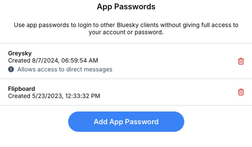 App Passwords